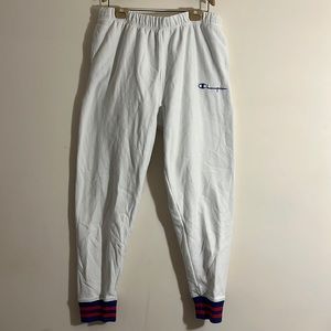 Champion white sweatpants. Size XL.